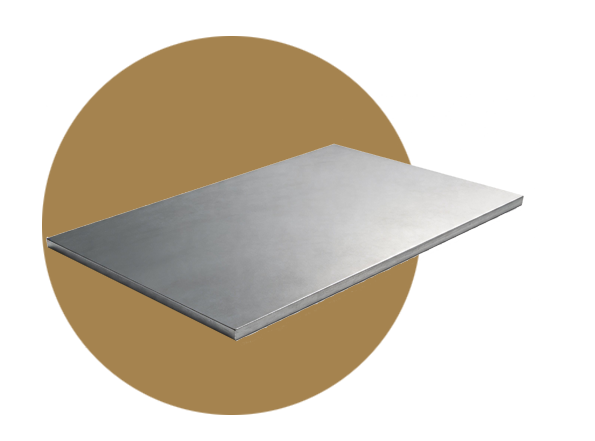 Flattened Steel Plate